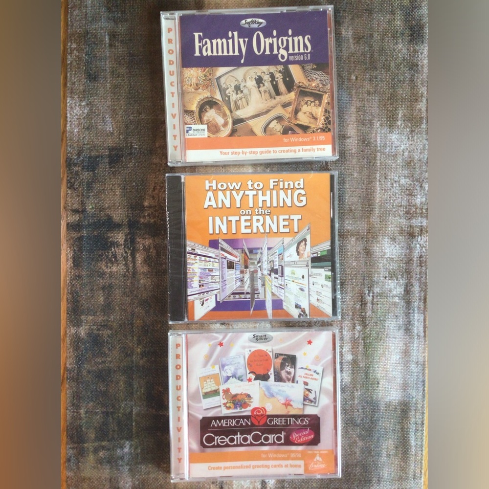 3 Vintage CD’s Never Used
